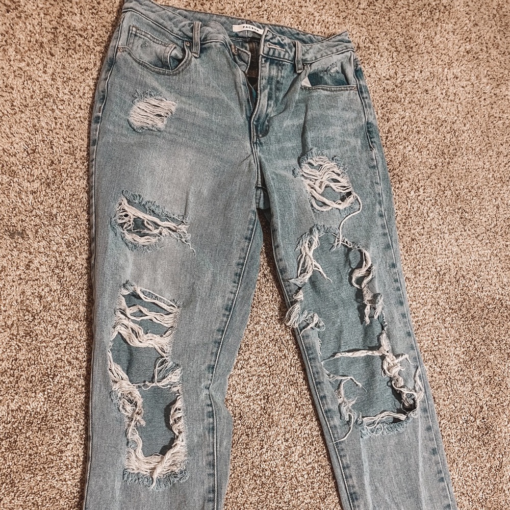 Pacsun ripped mom jeans